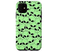 Cute Trippy Alien Head Crazy Weird Aliens Strange Face Case for iPhone 11