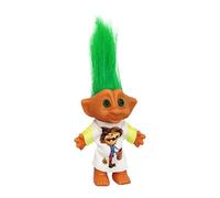 Cute Troll Doll Figure - Vintage Style Plush Toy for Collectors Kids | Adorable Character with Bright Hair, Perfect for Room Decor, Play, Fun Collectible Sets Variety of Sizes Styles 3.94 in