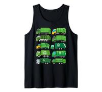 Cute Truck Garbage Recycling Separation Garbage Truck Tank Top