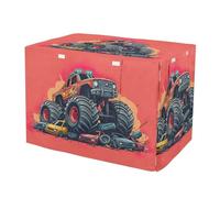 Cute Truck Monster Dog Crate Covers Breathable, S-XL Water-Resistant Cage Cover for Indoor Pets, Medium