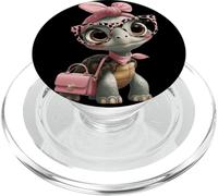 Cute Turtle Baby Tortoise Kawaii Reptile Character Graphic PopSockets PopGrip for MagSafe