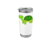 Cute Turtle Drawing Dinosaurs Hand Drawn Back to School Stainless Steel Insulated Tumbler
