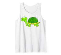 Cute Turtle Drawing Dinosaurs Hand Drawn Back to School Tank Top
