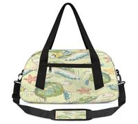 Cute Turtle Kids Overnight Duffle Bags for Girls Boys, Starfish Fish Lightweight Sports Gym Bag for Kids，Small Overnight Weekender Carry on Travel Bags Dance Bag, Cute Turtle, 18.5L x 7.8W x 9.4H