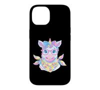 Cute Turtle Portrait Animal Lover Graphic Pink Winter Scarf Case for iPhone 14