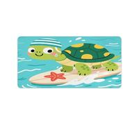 Cute Turtle Print Desk Mat | Non-Slip Large Mouse Pad 30x60cm Keyboard Gaming Long Mouse Mats for Desk Accessories
