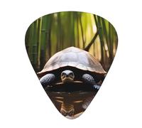 cute turtle Wear-resistant guitar picks for guitar, bass, electric guitar, ukulele, thin, medium, heavy, 12-piece guitar picks