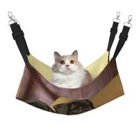 Cute Two Dachshund Dog Print,Cat Hanging Hammock Soft Double Sided Hanging Bed for Small Dogs Pet,L