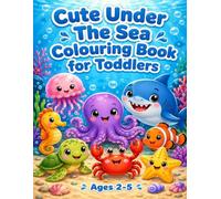 Cute Under The Sea Colouring Book for Toddlers: 30 Big & Bold Ocean Adventures for Little Hands | Ages 2-5 (Childrens Colouring Books Early Learning)