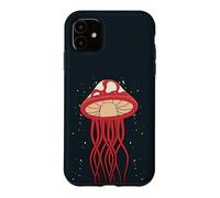 Cute Underwater Sea Jellyfish Mushroom Foraging Mycology Case for iPhone 11