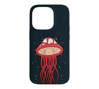 Cute Underwater Sea Jellyfish Mushroom Foraging Mycology Case for iPhone 14 Pro