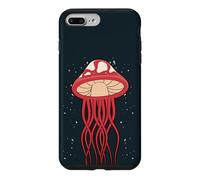 Cute Underwater Sea Jellyfish Mushroom Foraging Mycology Case for iPhone 7 Plus/8 Plus