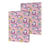 Cute Uni-corn-horse Case Compatible for ipad 2017/2018/Air1/Air2 (9.7in) Tablet Cases Stand Protective Cover with Sleep/Wake