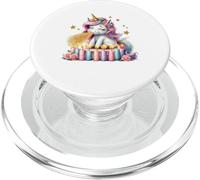 Cute Unicorn Blowing Magic Dust Celebration Candles PopSockets PopGrip for MagSafe
