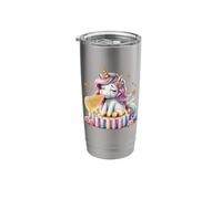Cute Unicorn Blowing Magic Dust Celebration Candles Stainless Steel Insulated Tumbler