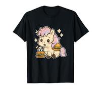 Cute Unicorn Burger Surprise T-Shirt