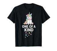 Cute Unicorn Colorful Pastel Magical Stars One of A Kind T-Shirt