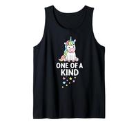 Cute Unicorn Colorful Pastel Magical Stars One of A Kind Tank Top
