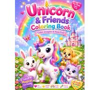 Cute Unicorn Coloring Book for Kids Ages 3-10: Magical Coloring Pages Featuring Unicorns, Princesses, Mermaids, Castles, Rainbows, and Adorable Friends | Inspiring Words for Kids Ages 3-10 |