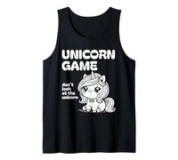 Cute Unicorn Game Girls Women Kids Funny Kawaii Stuff Tank Top