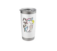 Cute Unicorn Kawaii Happy Expression Japanese Style Stainless Steel Insulated Tumbler