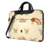 Cute Unicorn Llama Laptop Bag 13-15.6Inch, 360° Protective Laptop Sleeve Case Shockproof Messenger Shoulder Bag Waterproof Computer Case Carrying Cover Briefcases for Men Women