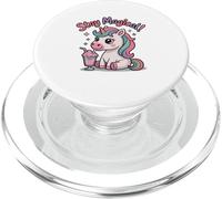 Cute Unicorn Mascot, Stay Magical! PopSockets PopGrip for MagSafe