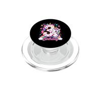 Cute Unicorn Rainbow 3yr 3rd Birthday Three Year Old Girls PopSockets PopGrip for MagSafe