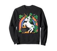 Cute Unicorn Rainbow St Patricks Day Lepricorn Shamrocks Sweatshirt
