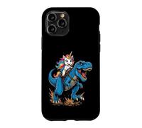 Cute Unicorn Riding T Rex Dinosaur Fantasy Adventure Scene Case for iPhone 11 Pro