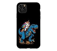 Cute Unicorn Riding T Rex Dinosaur Fantasy Adventure Scene Case for iPhone 11 Pro Max