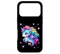 Cute Unicorn Seahorse Kawaii Fantasy Anime Rainbow Fun Case for iPhone 17 Pro