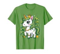 Cute Unicorn Shamrock St Patricks Day Lucky Leprechaun T-Shirt