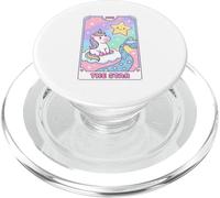 Cute Unicorn Star Tarot Card Magical Rainbow Fantasy Kids PopSockets PopGrip for MagSafe