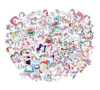 Cute Unicorn Stickers Pack 100pcs Vinyl Laptop Water Bottle Stickers for Motorcycle Luggage Cup Graffiti Bomb Decals Skateboards Snowboard Gifts