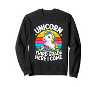Cute Unicorn Third Grade Here I Come School Sweatshirt