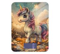 Cute unicorns Retro Style food weighing food scales for kitchen 11lb/0.18oz, 5kg/5g scale for kitchen with 4 unit for Meal Prep roasting weight loss (Batteries not Included)