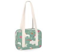 Cute Unicorns Small Sports Duffel Bags Magic Unicorns Mini Gym Bag Lightweight Casual Tote Travel Sports Organizer Bag for Kids Girls Boys Women Men