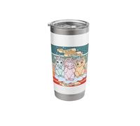 Cute Unicorns Three Wise Monkeys See, Hear, Speak no Evil Stainless Steel Insulated Tumbler