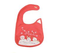Cute Unisex Baby Girls Boys Babies Newborn 3 6 9 Months Essentials Infant Childrens Kids Everyday Feeding Weaning Teething Bandana Burp Cloth Dribble Bib My First Christmas Snowman Santa Reindeer