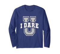 Cute University I Dare You Run Baseball Catcher Education Long Sleeve T-Shirt