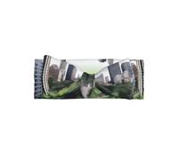Cute Urban Jungle Print Baby Bow Headband – Soft & Stretchy Nylon Headbands, Delicate Princess Hair Accessories