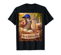 Cute Urban Sparrow Nest Wildlife Bird Enthusiast Birdwatcher T-Shirt