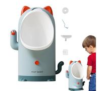 Cute Urinal | Portable Kids Urinal | Pee Trainer Toilet | Wall Mounted Bathroom Kids Pee Trainer Easy Adjustable Height and Easy to Clean for Toddler and Kids Standing Urinal