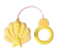 Cute USB flash drive Cartoon pig shaped silicone thumb U-Disk Creative Gift Data Storage Pendrive (Yellow Shell, 64GB)