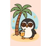 Cute Vacation Penguin - A Lined Journal