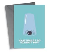 Cute Valentine's Day Card - What Would I Do Without You? - Spider