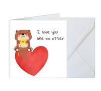 Cute Valentines Day Love Card Anniversary Birthday for her women him men partner Couple wife husband sentimental Sweetheart Note Unique Gift Heartfelt Message14x14 cm