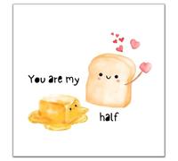 Cute Valentines Day Love Card Anniversary for Her Couple Him Husband Wife Boyfriend Girlfriend Partner Couple Sentimental Romantic Heartfelt Message Sweetheart Unique Gift 14x14cm