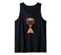 Cute Vampire Pug Halloween Costume Design Tank Top